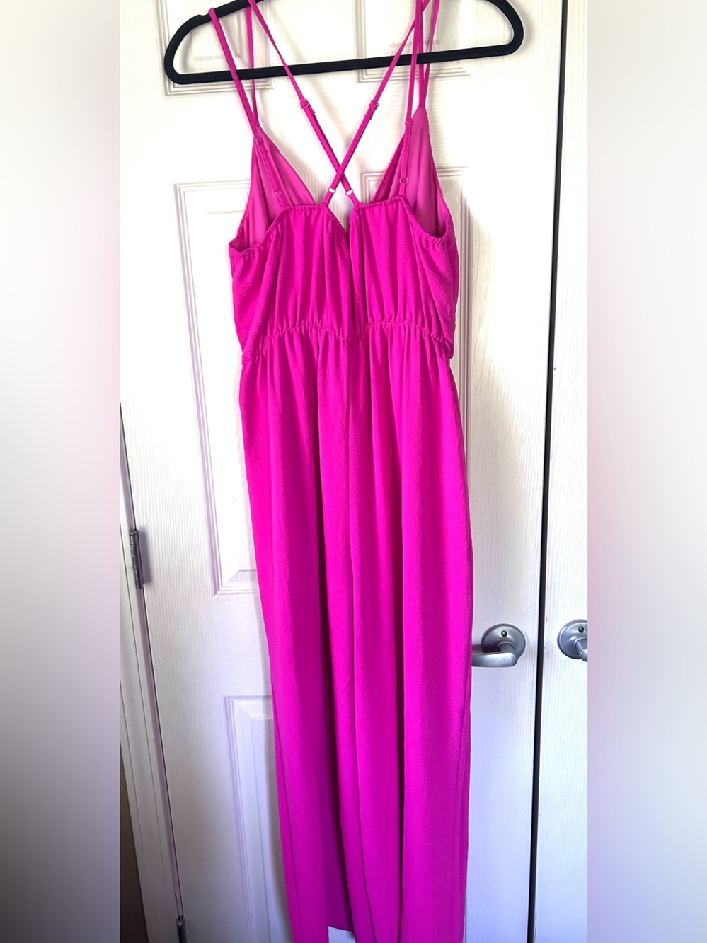 Evolutionary Hot Pink Wide Leg Jumpsuit – XL – NWT - Picture 4 of 9